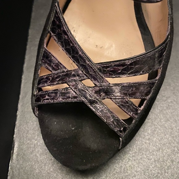 Nicholas Kirkwood Strappy stiletto Black Suede - 7 - Picture 14 of 16